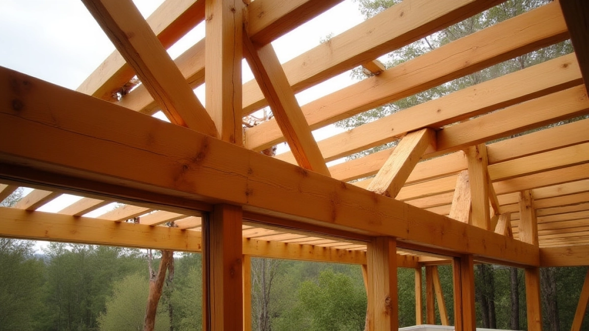 Jakie przekroje belek na zadaszenie tarasu