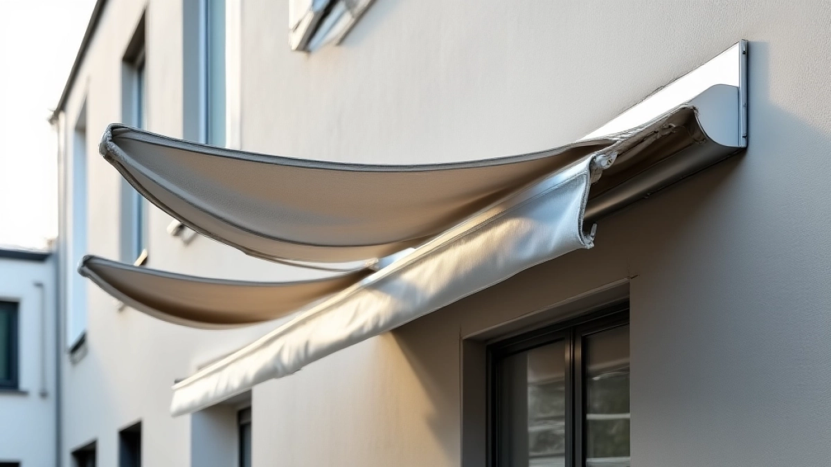 Montaż markizy na elewacji