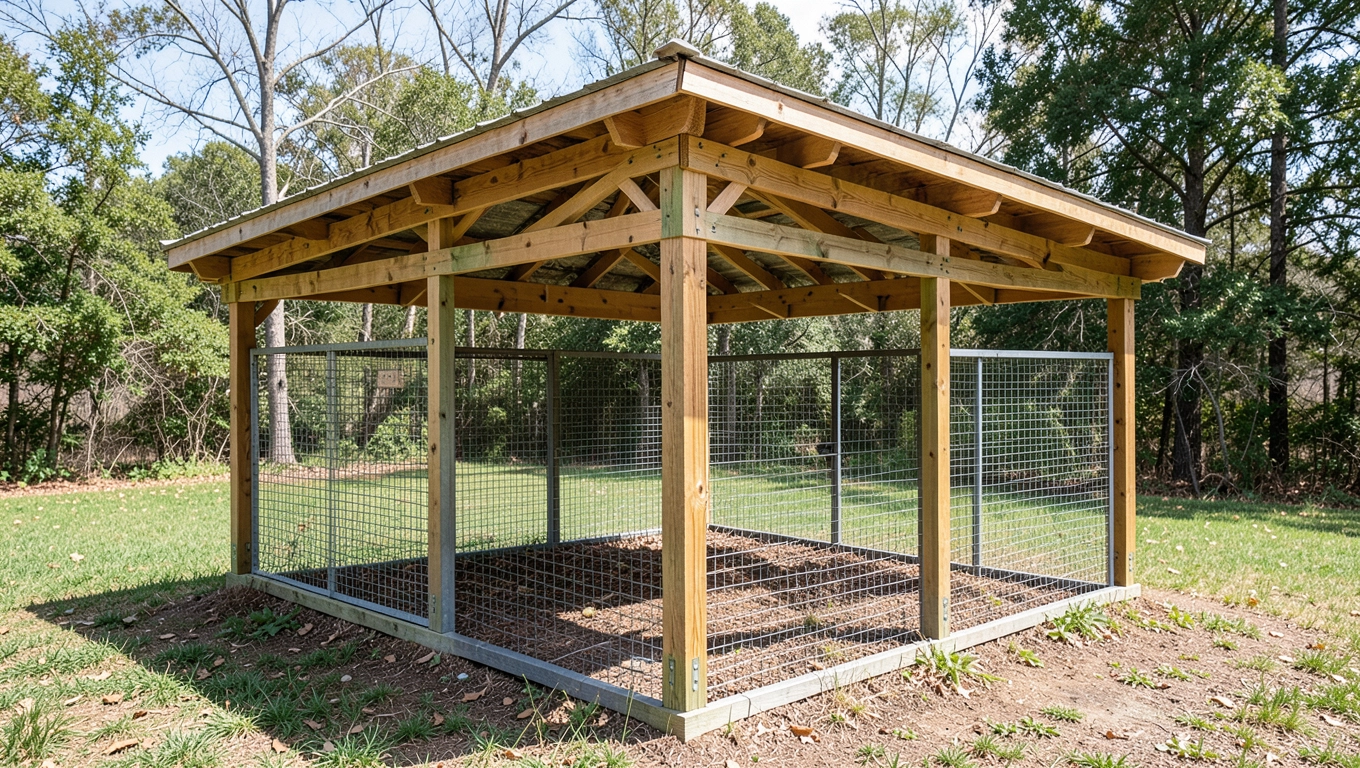 Projekt zadaszenia nad kojcem