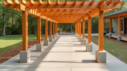 Co ile słupy pod zadaszenie tarasu