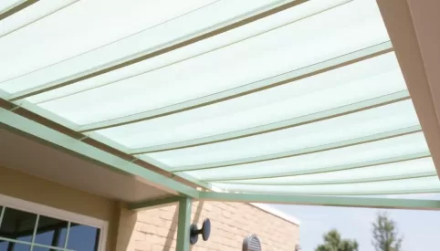 Jaki kolor poliwęglanu na zadaszenie tarasu