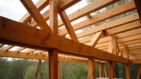 Jakie przekroje belek na zadaszenie tarasu