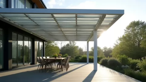 Koszt zadaszenia tarasu z poliwęglanu Gdynia