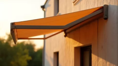 Montaż markizy na styropianie