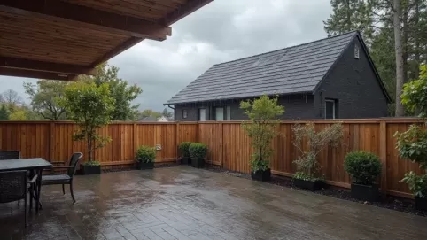 Zgoda sąsiada na zadaszenie tarasu